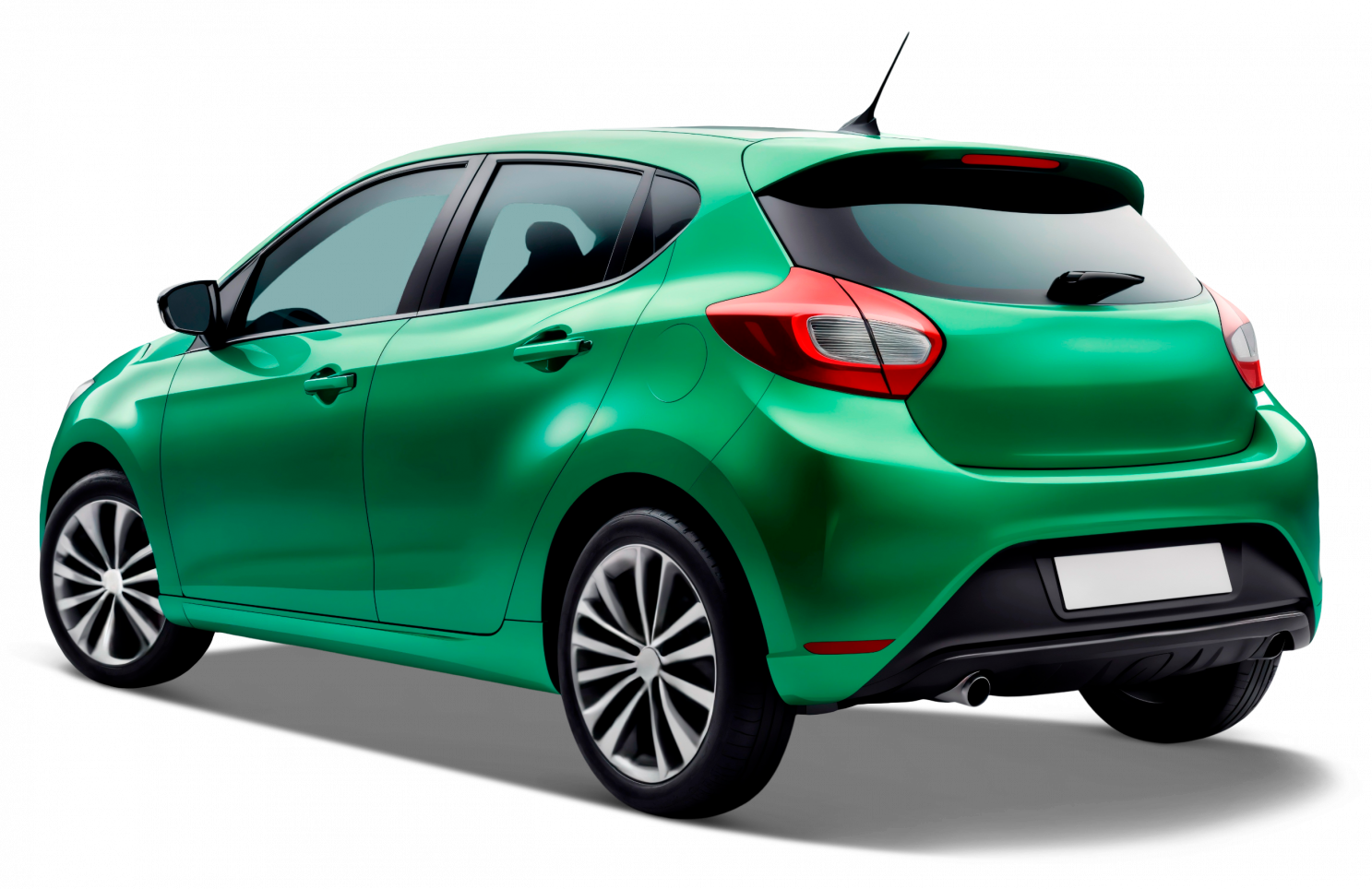 Auto Hatchback Verde